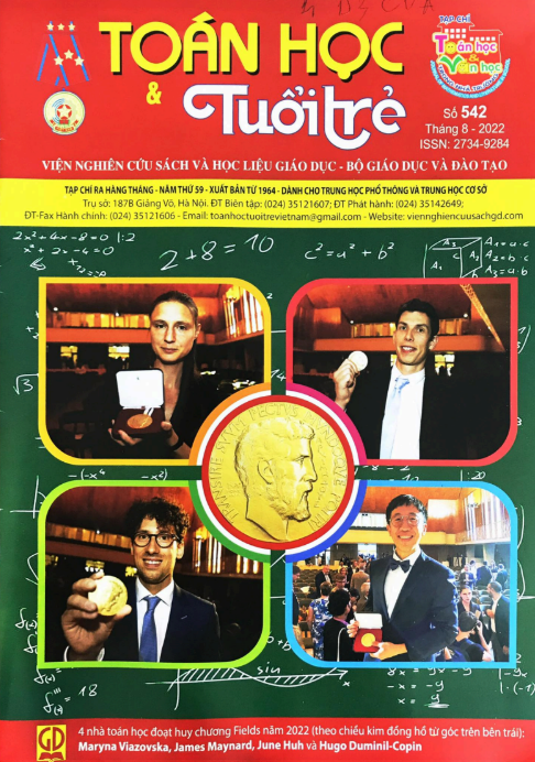 Tạp chí toán học và tuổi trẻ tháng 8 năm 2024